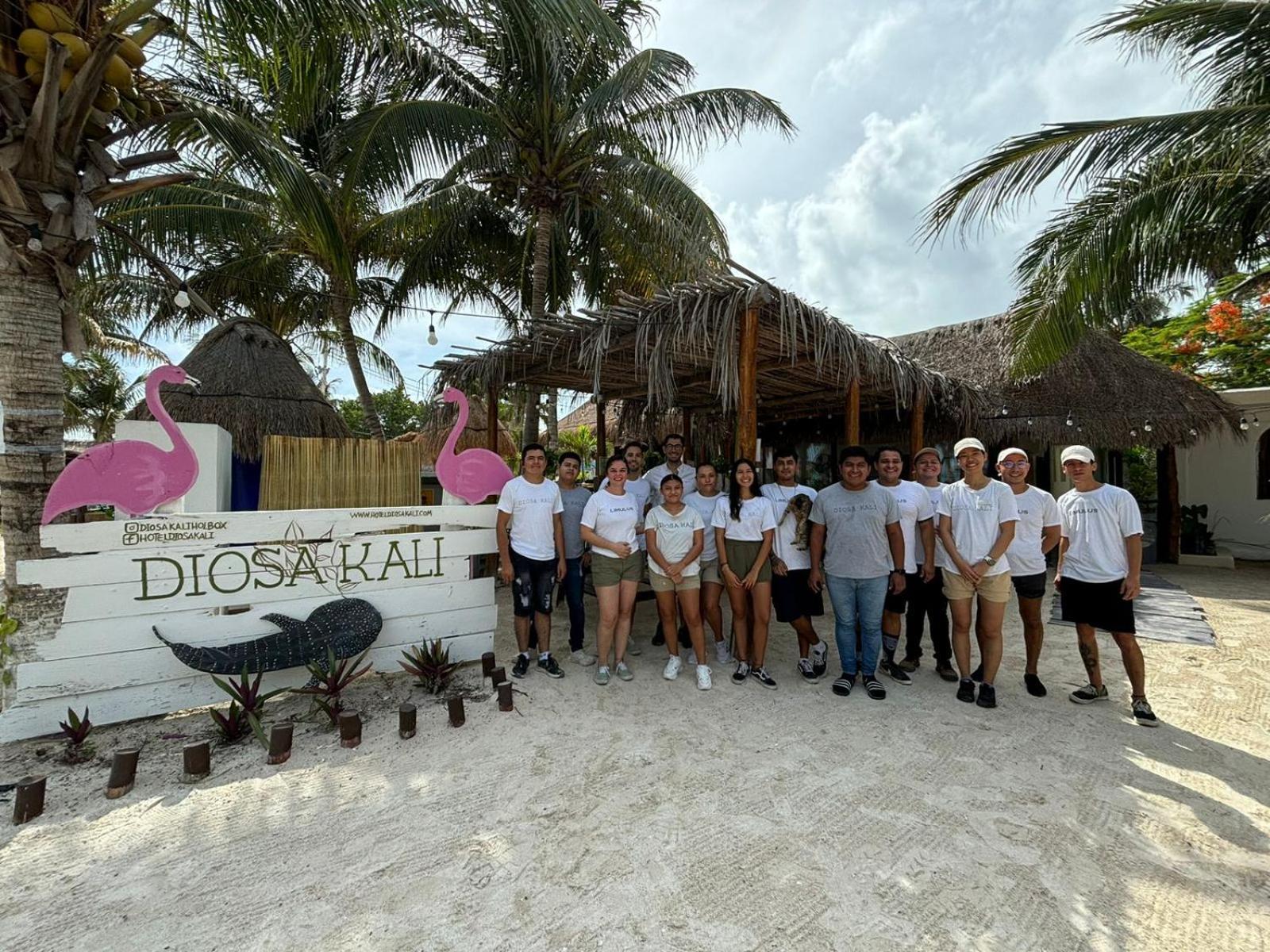 La Diosa Kali Beach Front Hotel Isla Holbox Екстер'єр фото