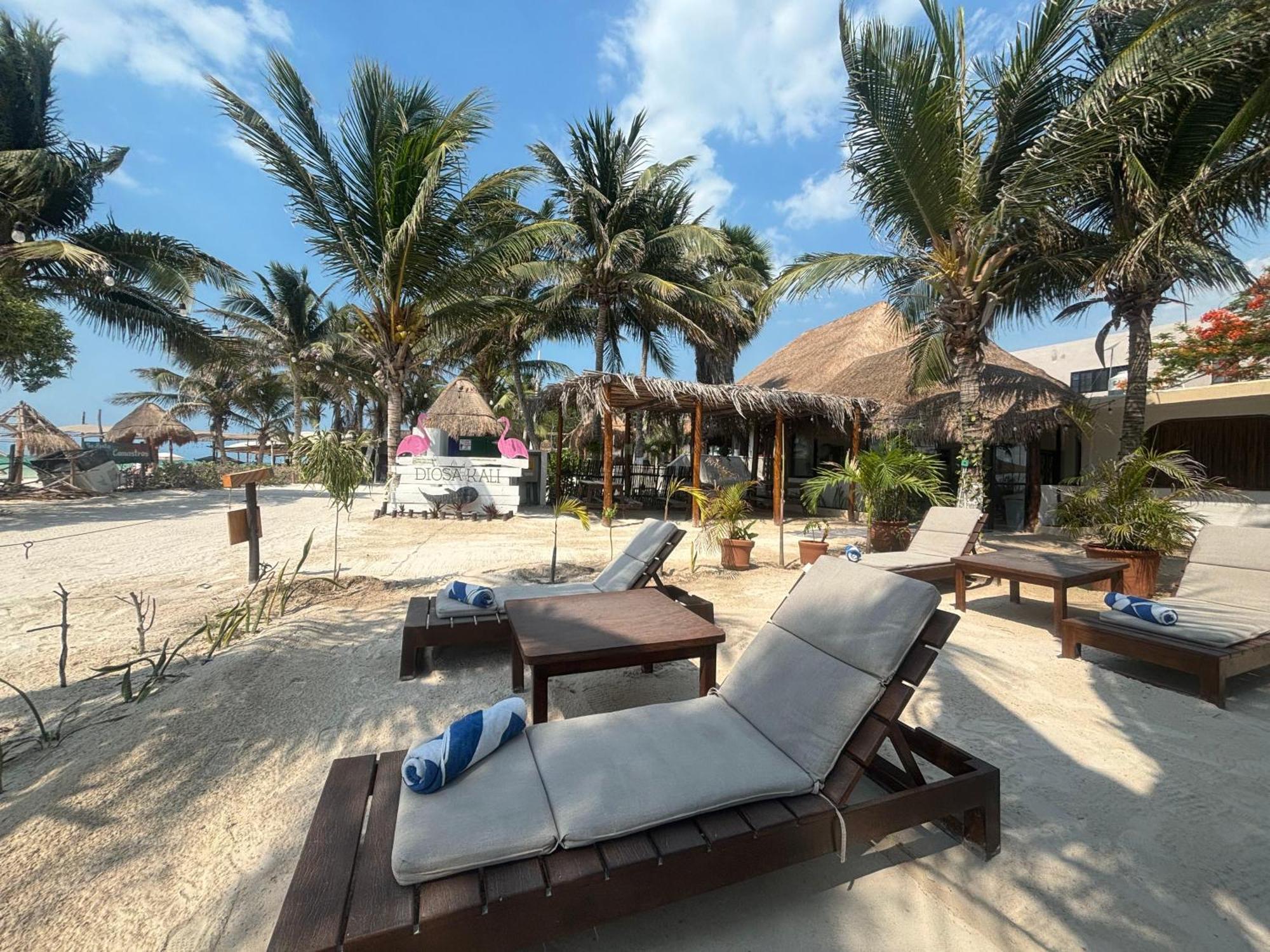 La Diosa Kali Beach Front Hotel Isla Holbox Екстер'єр фото